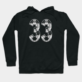 Soccer Number 33 Soccer Jersey #33 Soccer Mom Player Fan Hoodie